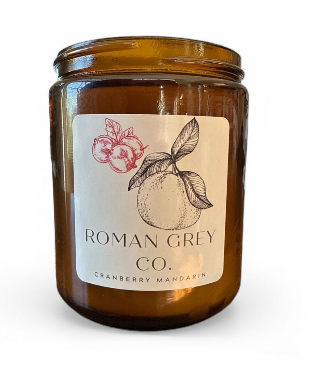 CRANBERRY MANDARIN SOY CANDLE