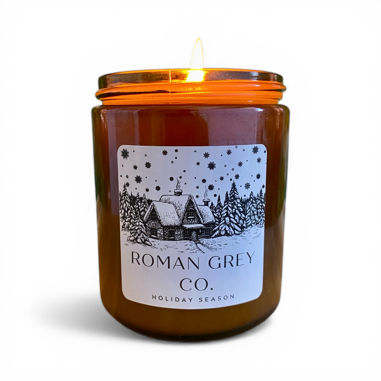 HOLIDAY SEASON SOY CANDLE 8 OZ.