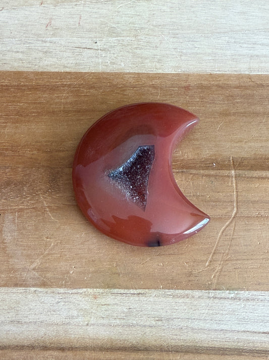 CARNELIAN DRUZY MOON