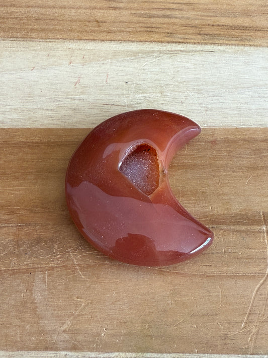 CARNELIAN DRUZY MOON