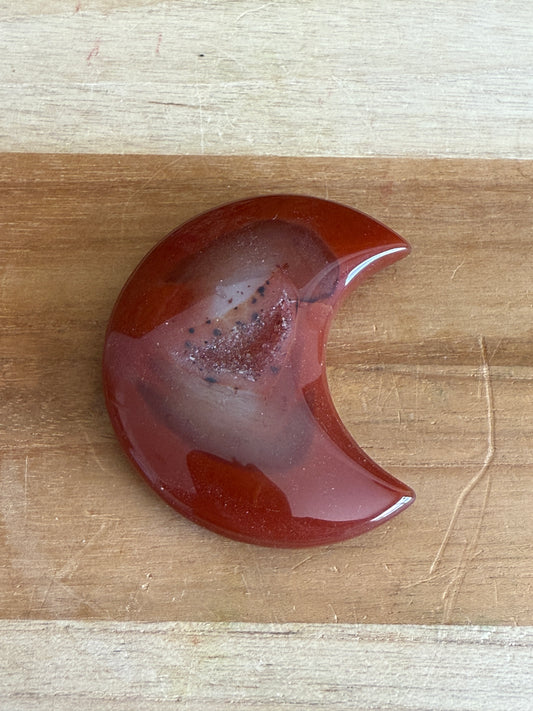 CARNELIAN DRUZY MOON