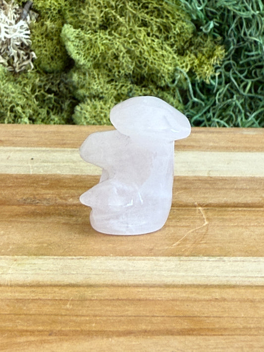 ROSE QUARTZ MUSHROOM TREE