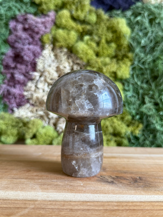 SMOKY QUARTZ MUSHROOM XL