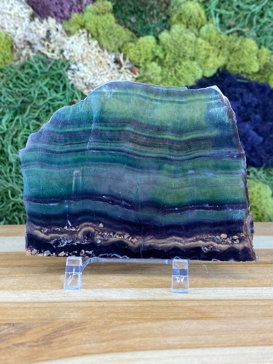 RAINBOW FLUORITE SLAB