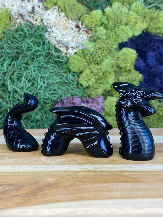 OBSIDIAN THREE PIECE DRAGON