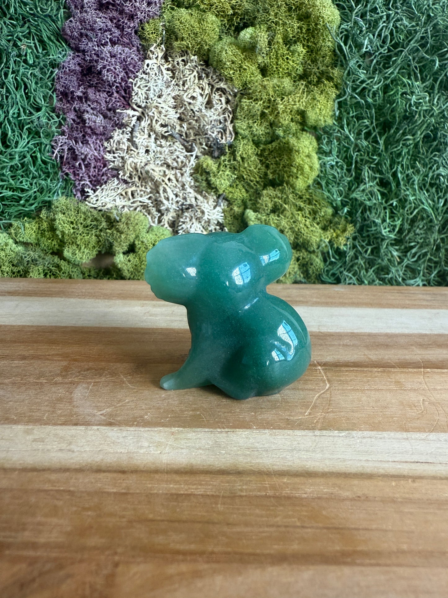 GREEN AVENTURINE KOALA BEAR