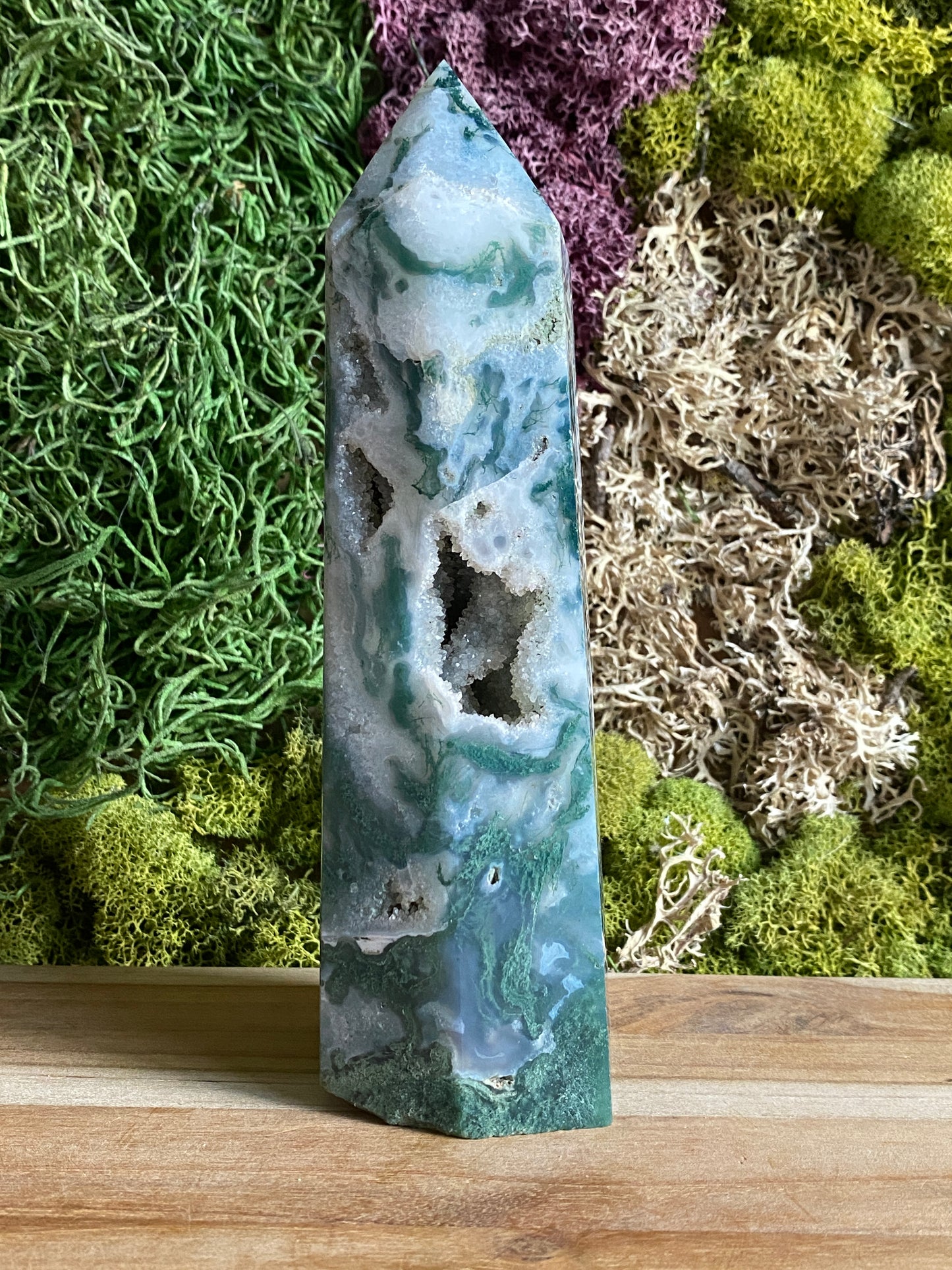 MOSS AGATE TOWER