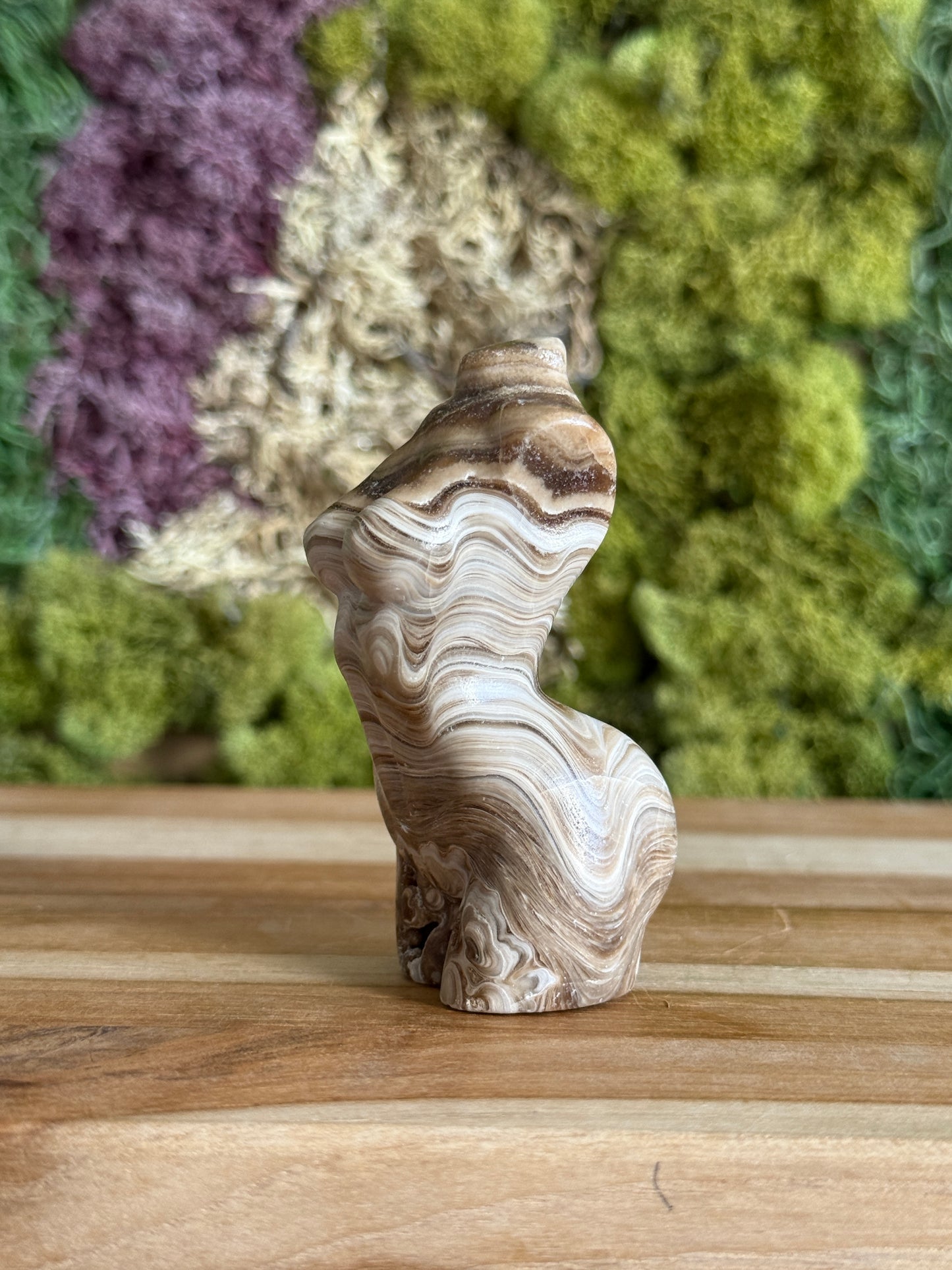 CHOCOLATE CALCITE GODDESS BODY