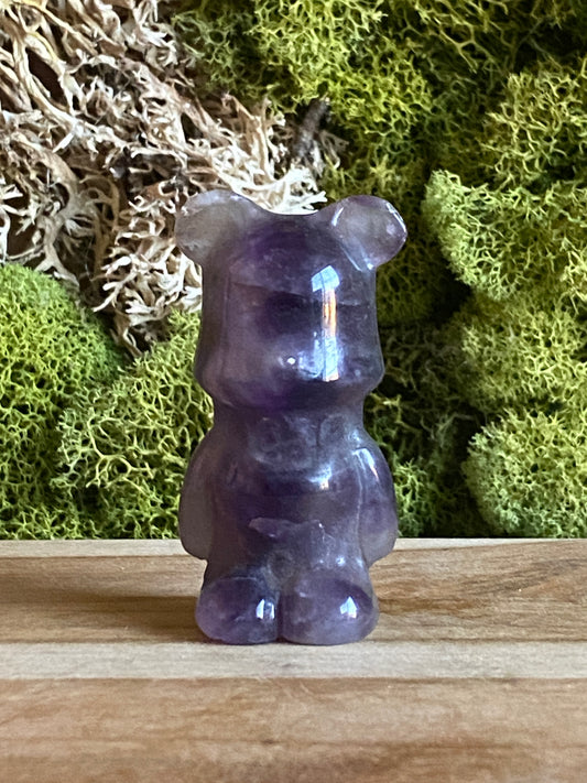 RAINBOW FLUORITE BEAR