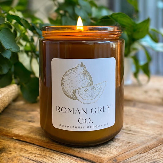 GRAPEFRUIT BERGAMONT SOY CANDLE