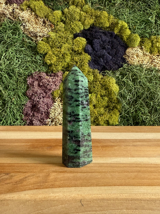 RUBY IN ZOISITE TOWER