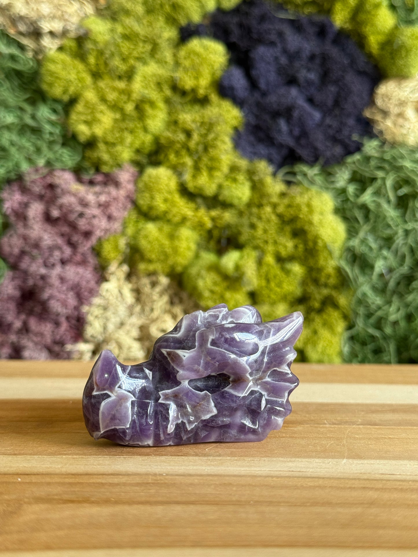 AMETHYST DRAGON SKULL
