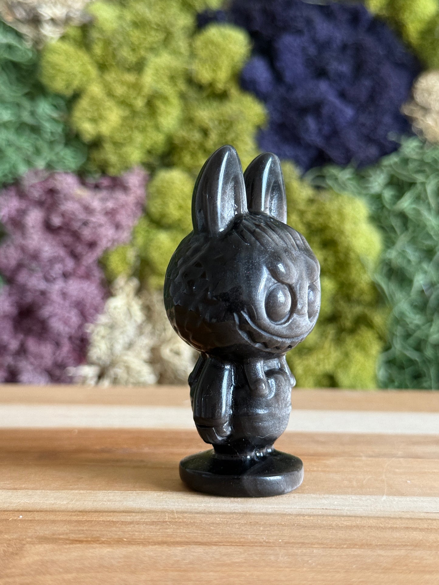 SILVER SHEEN OBSIDIAN LABUBU XL