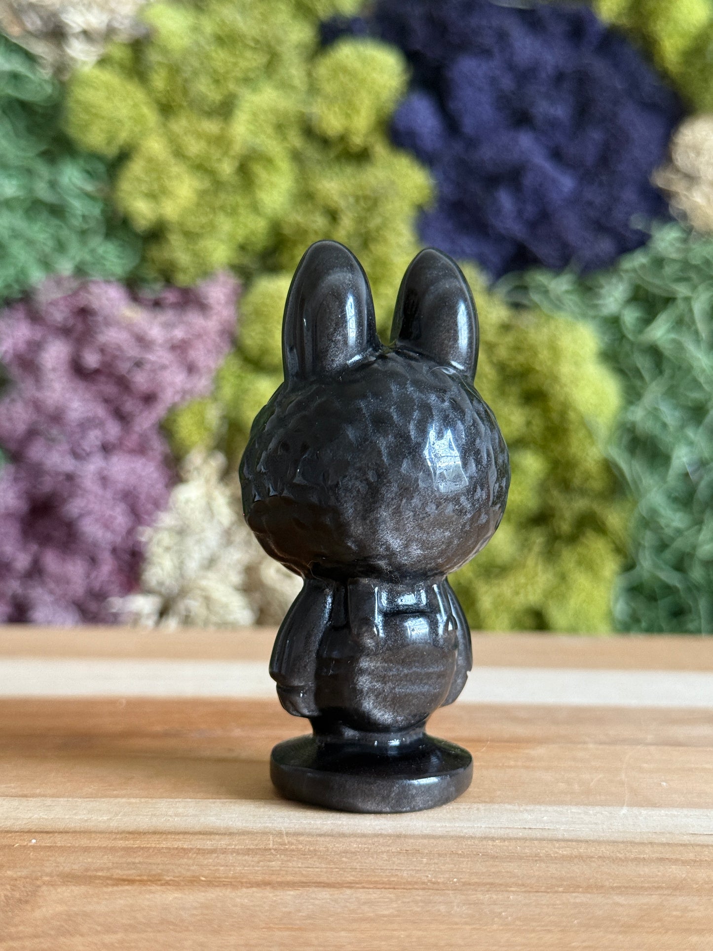 SILVER SHEEN OBSIDIAN LABUBU XL