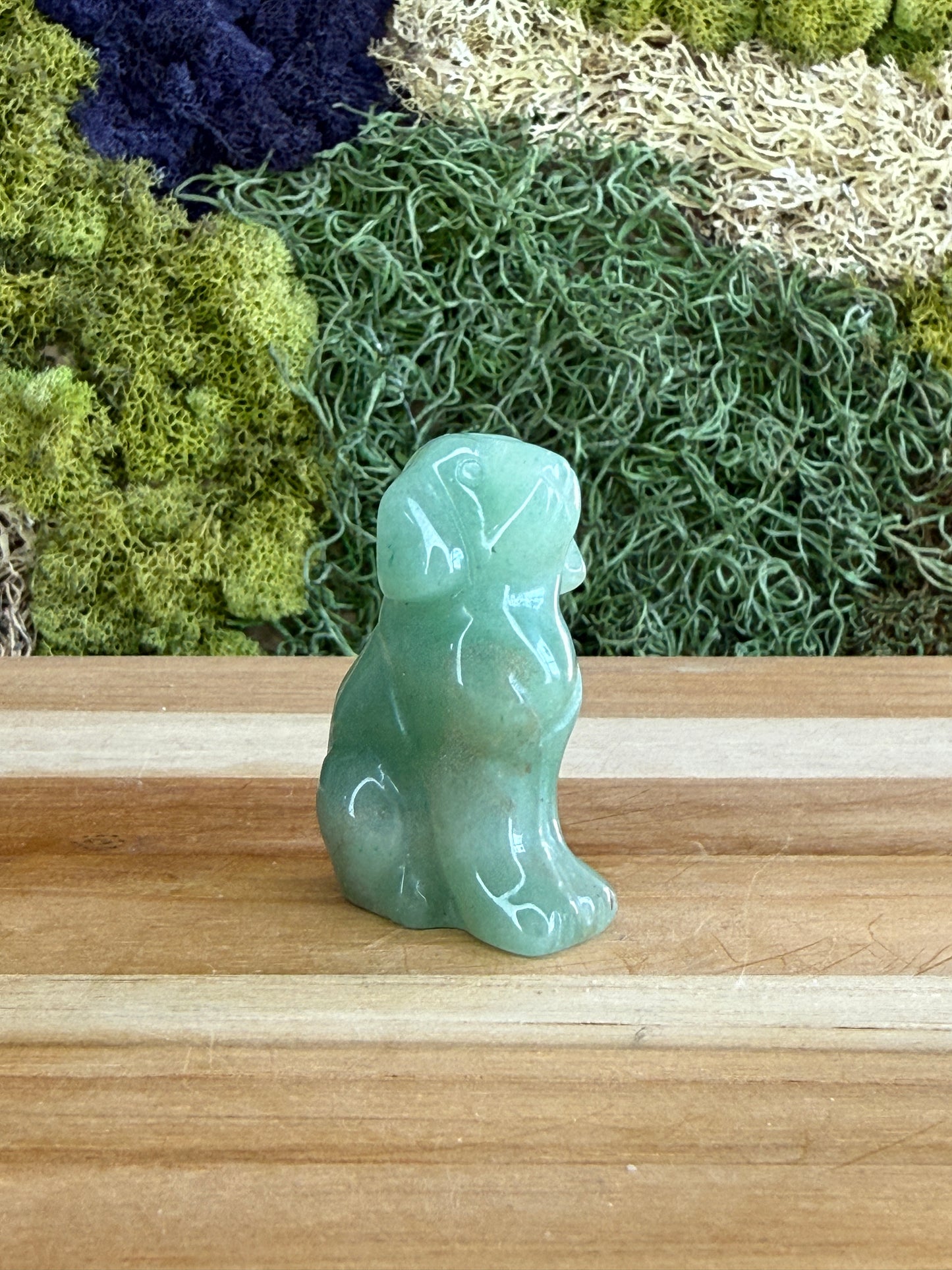 GREEN AVENTURINE DOG