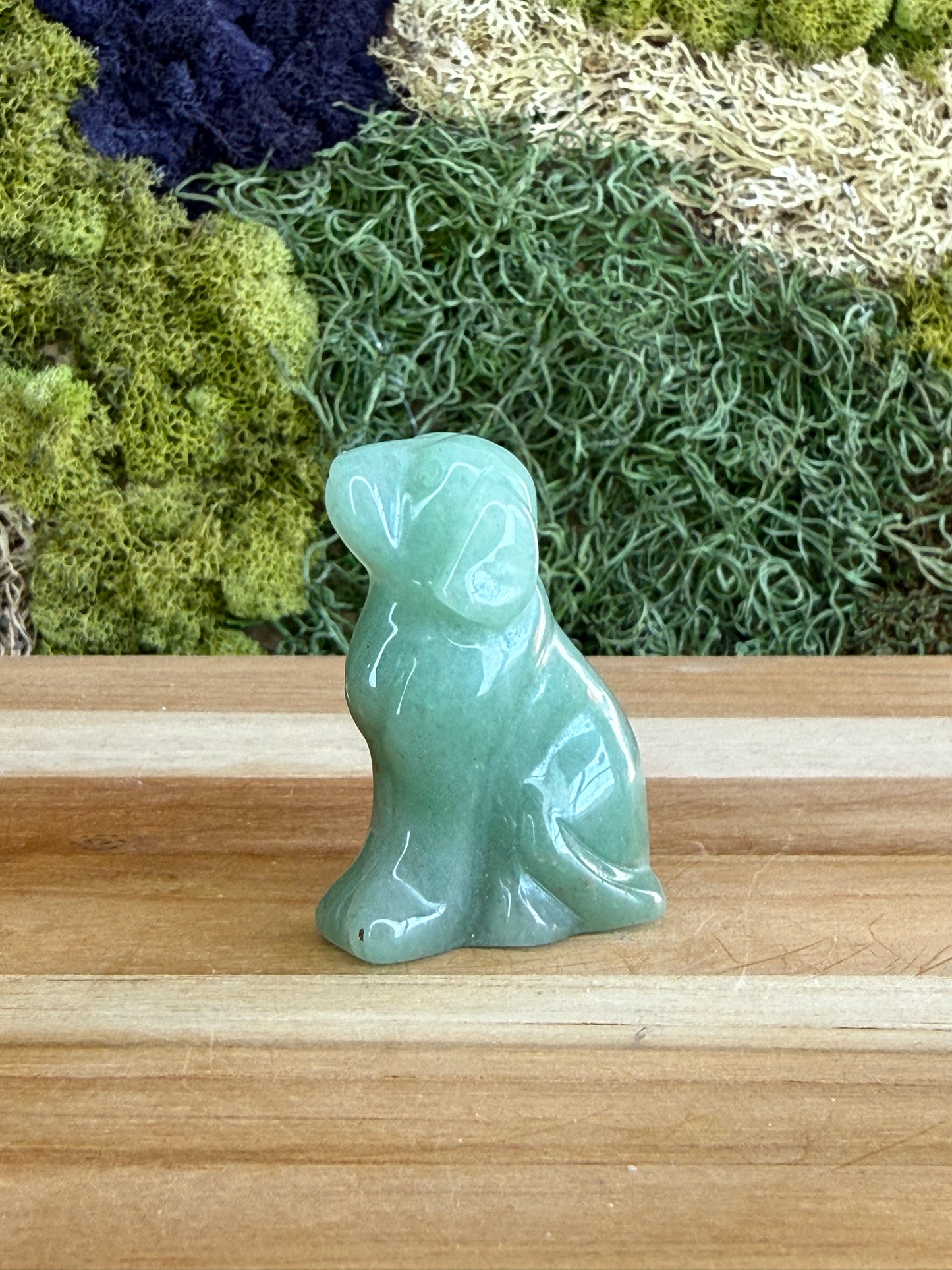 GREEN AVENTURINE DOG