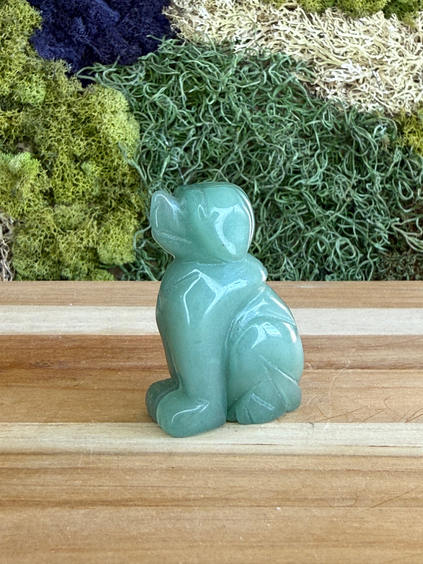 GREEN AVENTURINE DOG