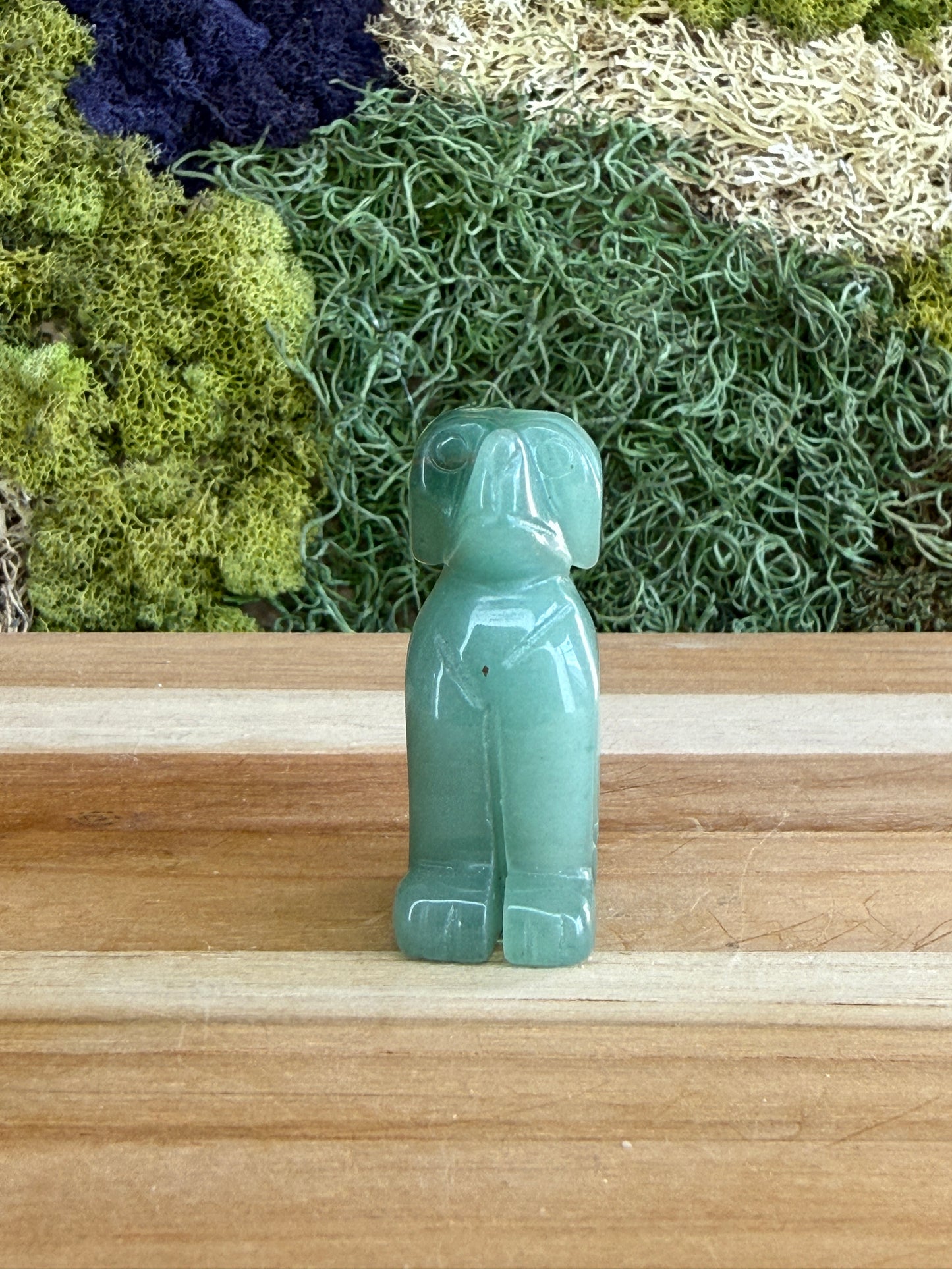 GREEN AVENTURINE DOG