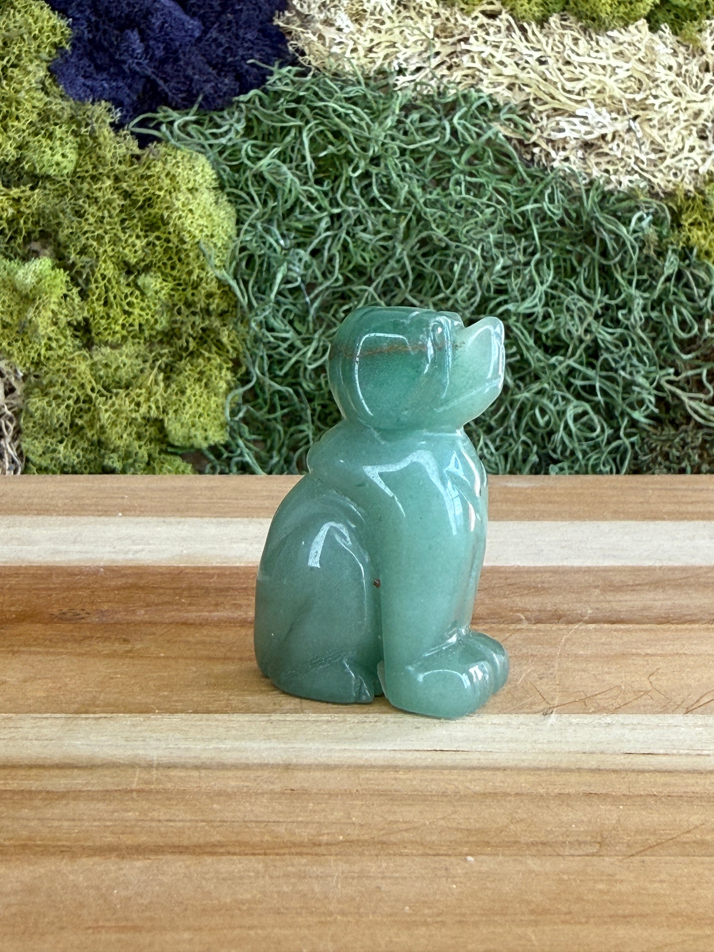 GREEN AVENTURINE DOG