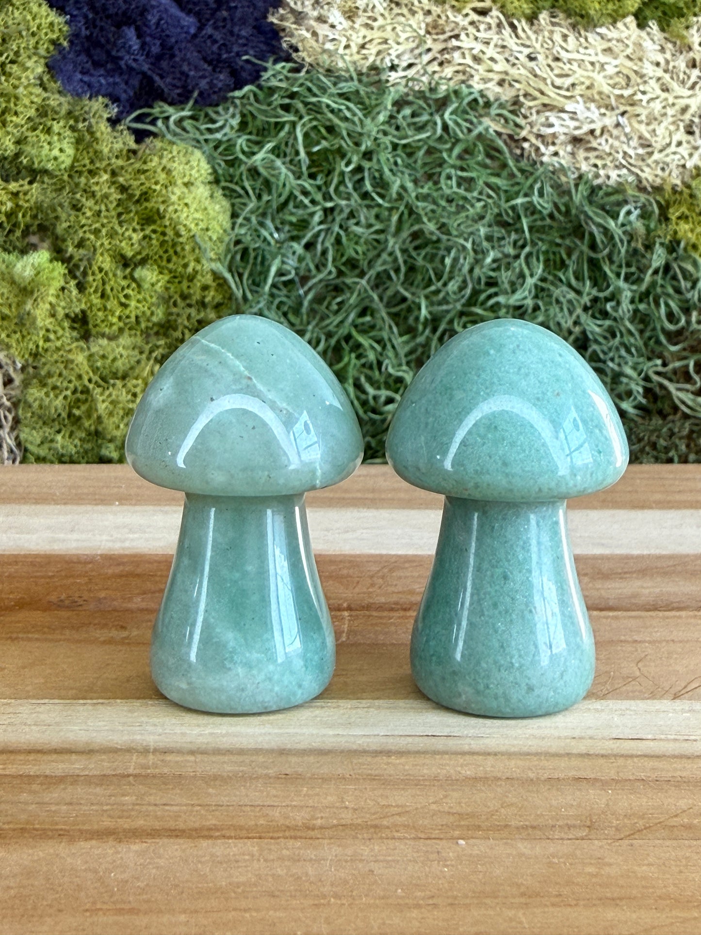 GREEN AVENTURINE MUSHROOM