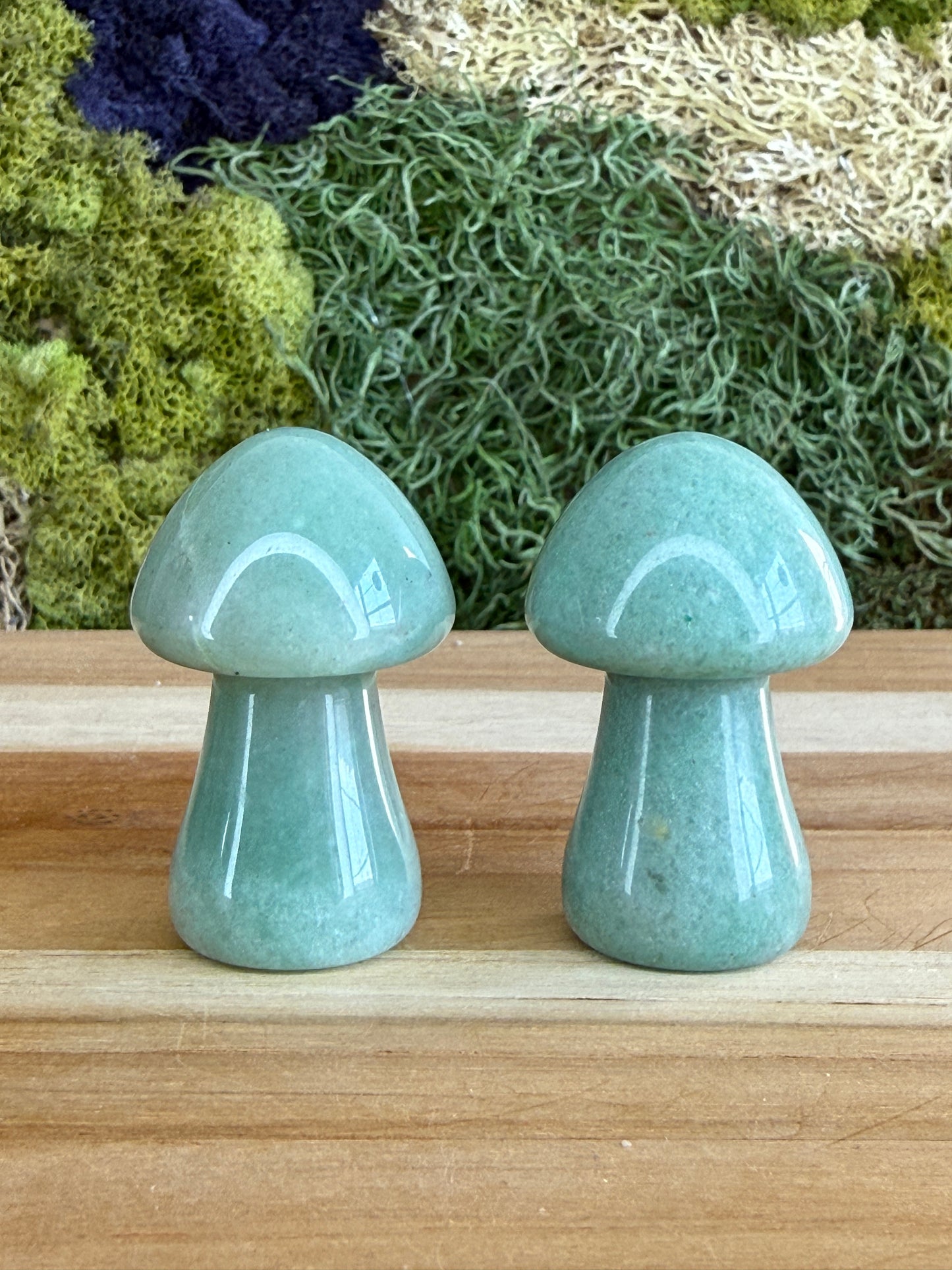 GREEN AVENTURINE MUSHROOM