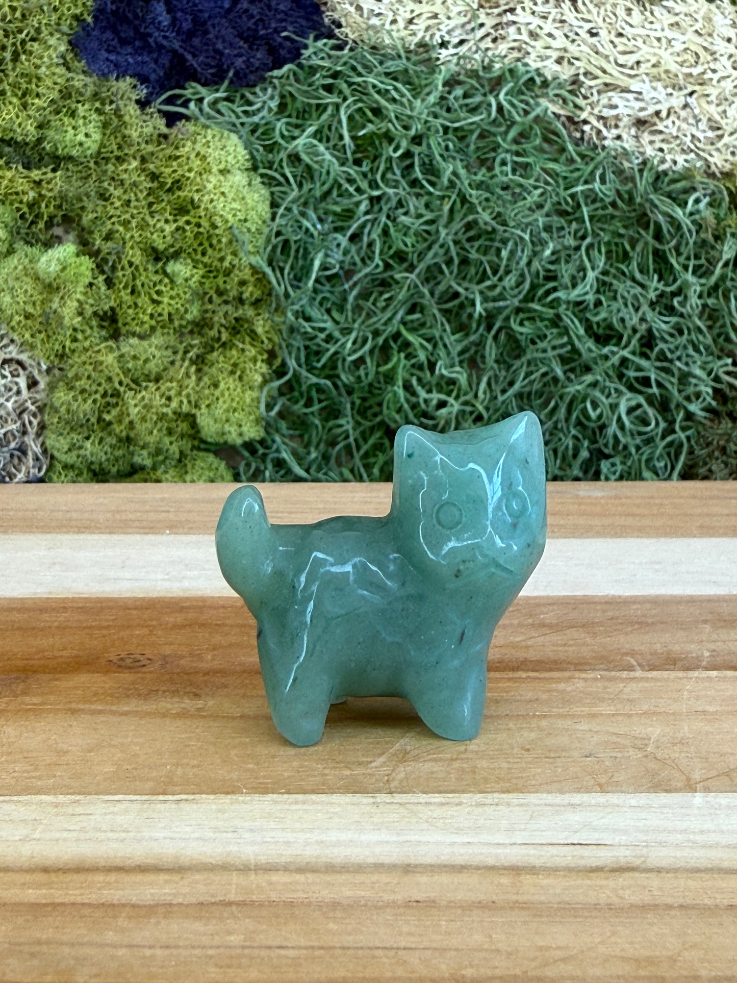 GREEN AVENTURINE CAT