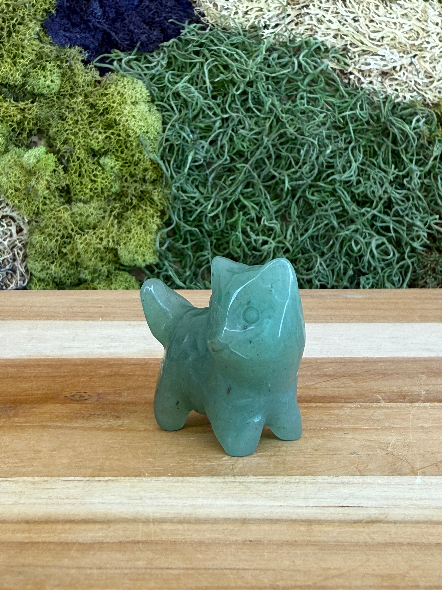 GREEN AVENTURINE CAT