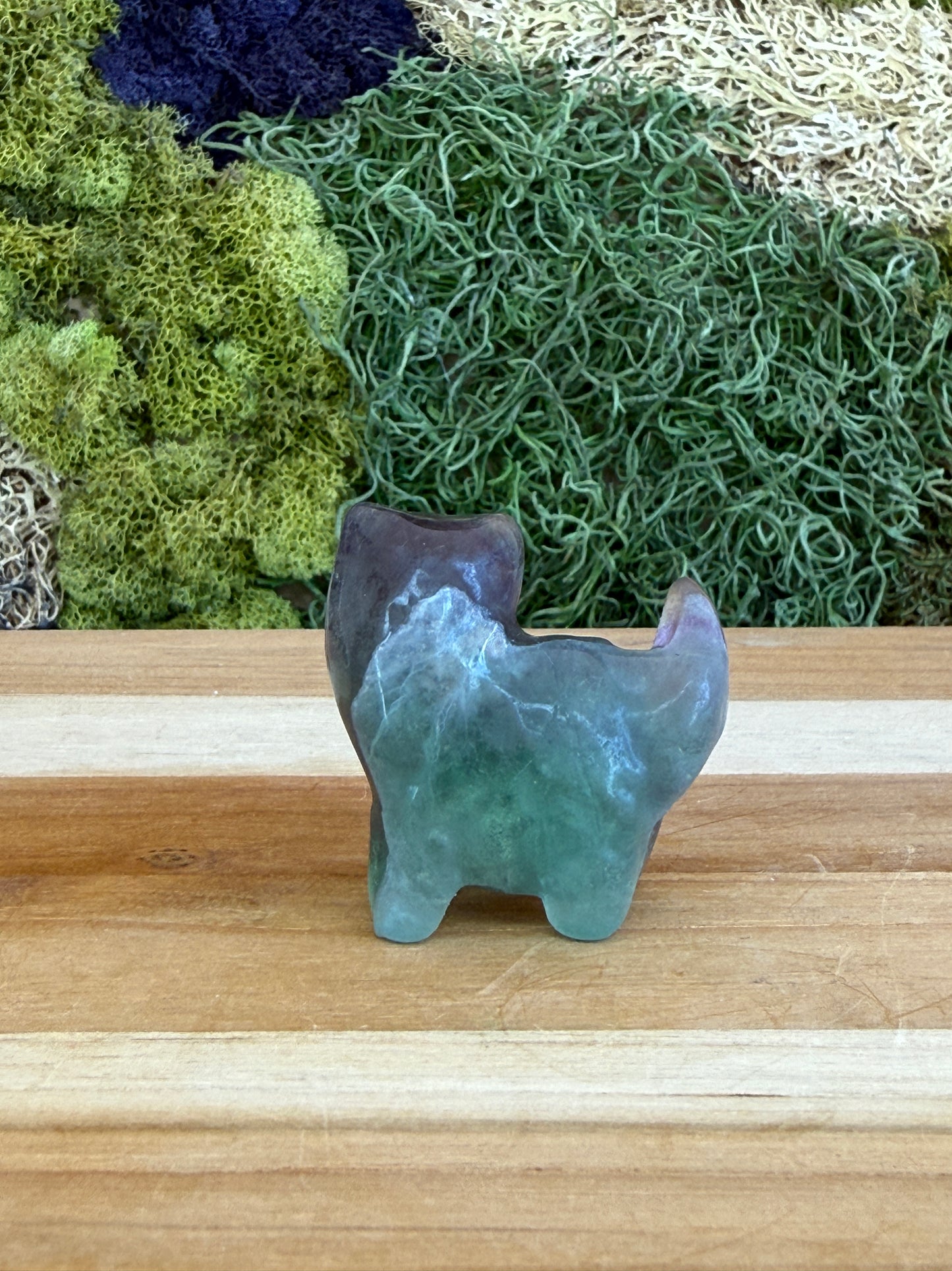 RAINBOW FLUORITE CAT
