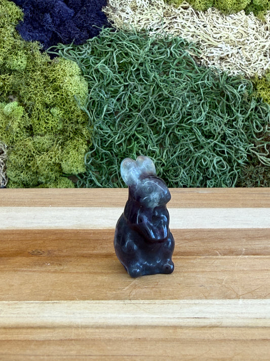 RAINBOW FLUORITE BUNNY
