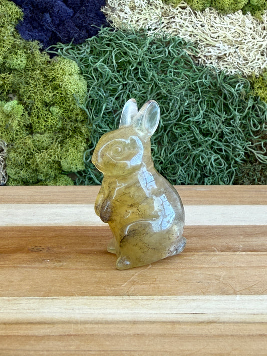 YELLOW FLUORITE BUNNY