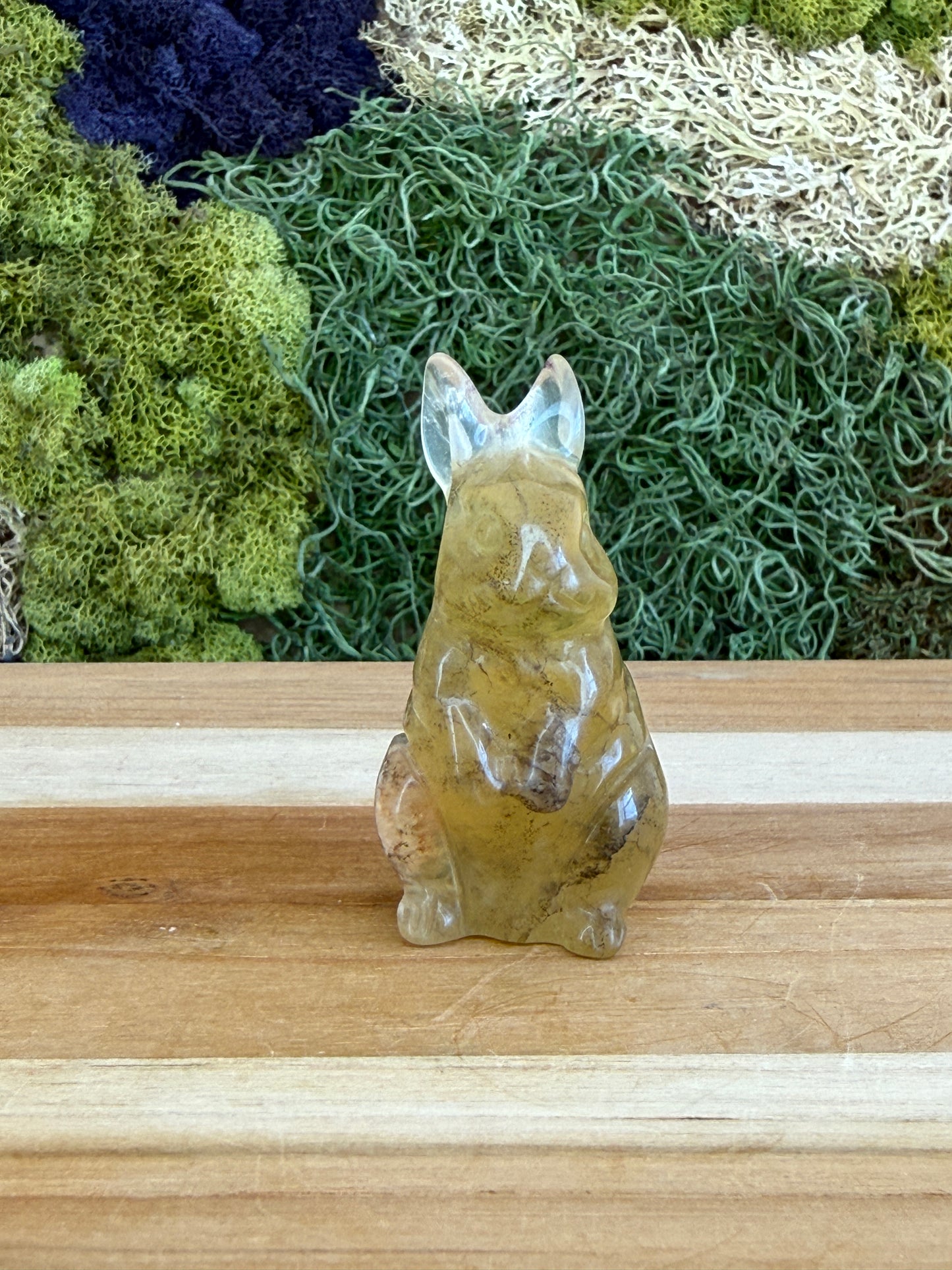 YELLOW FLUORITE BUNNY
