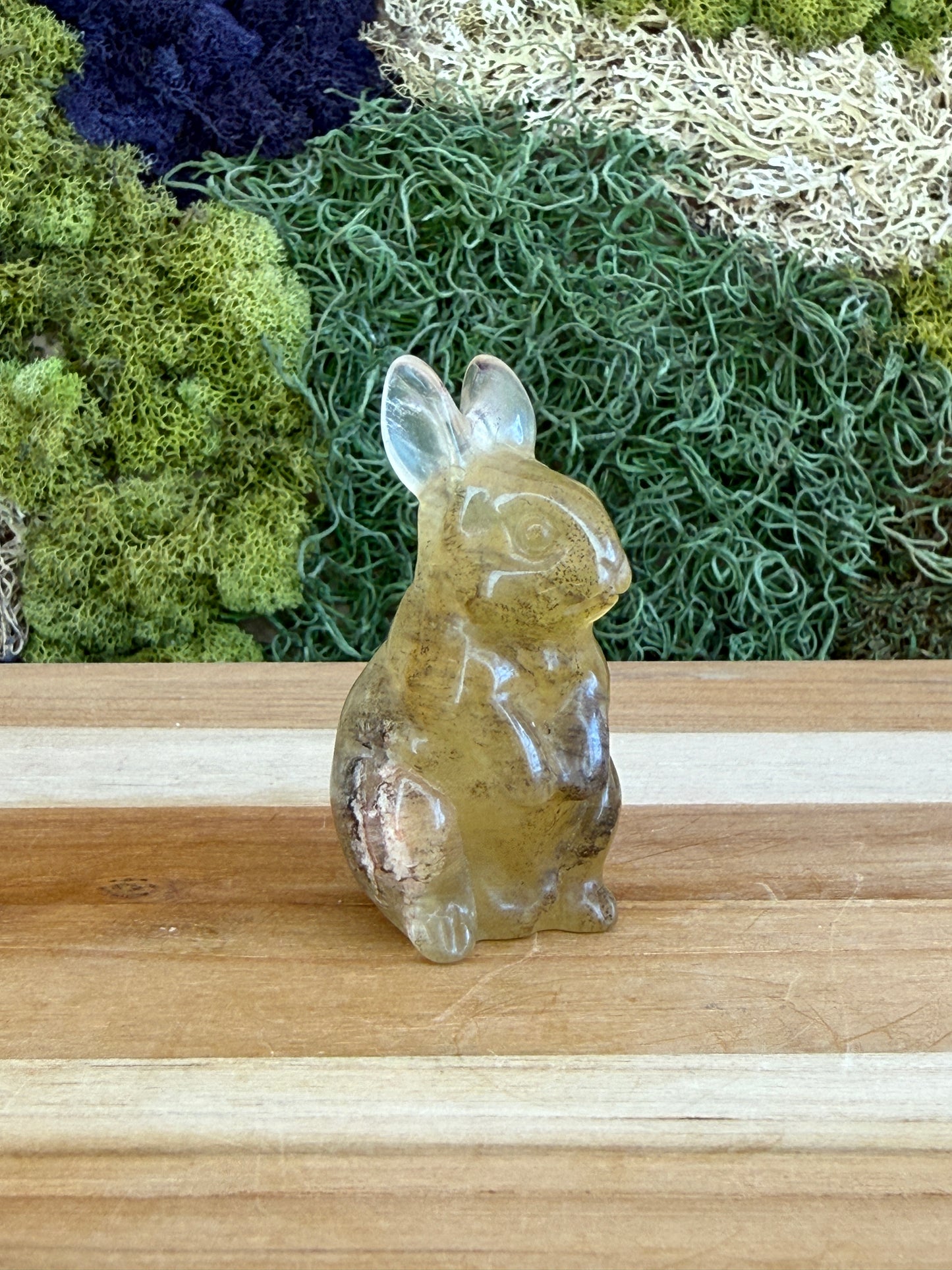 YELLOW FLUORITE BUNNY