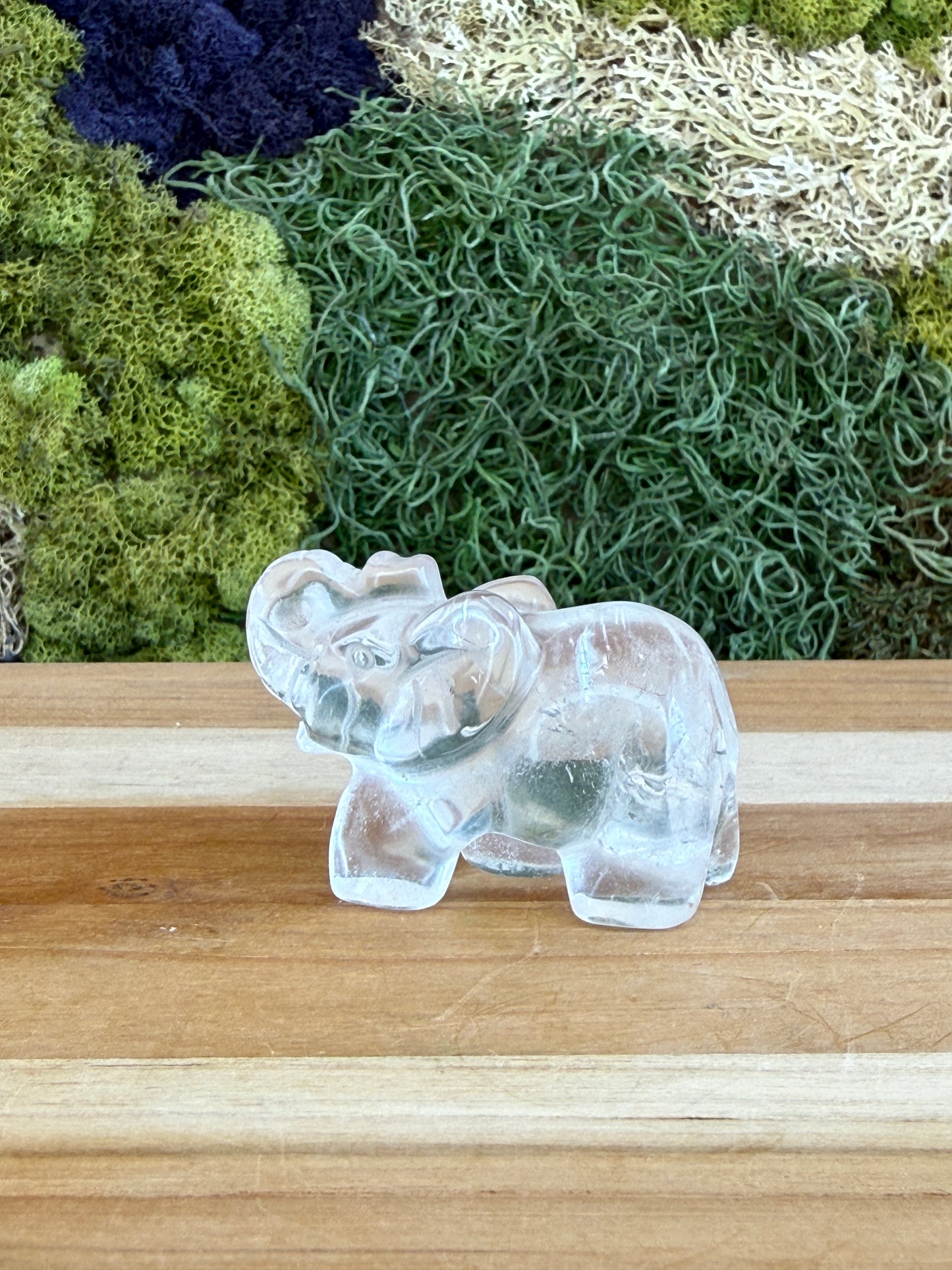 CLEAR QUARTZ ELEPHANT