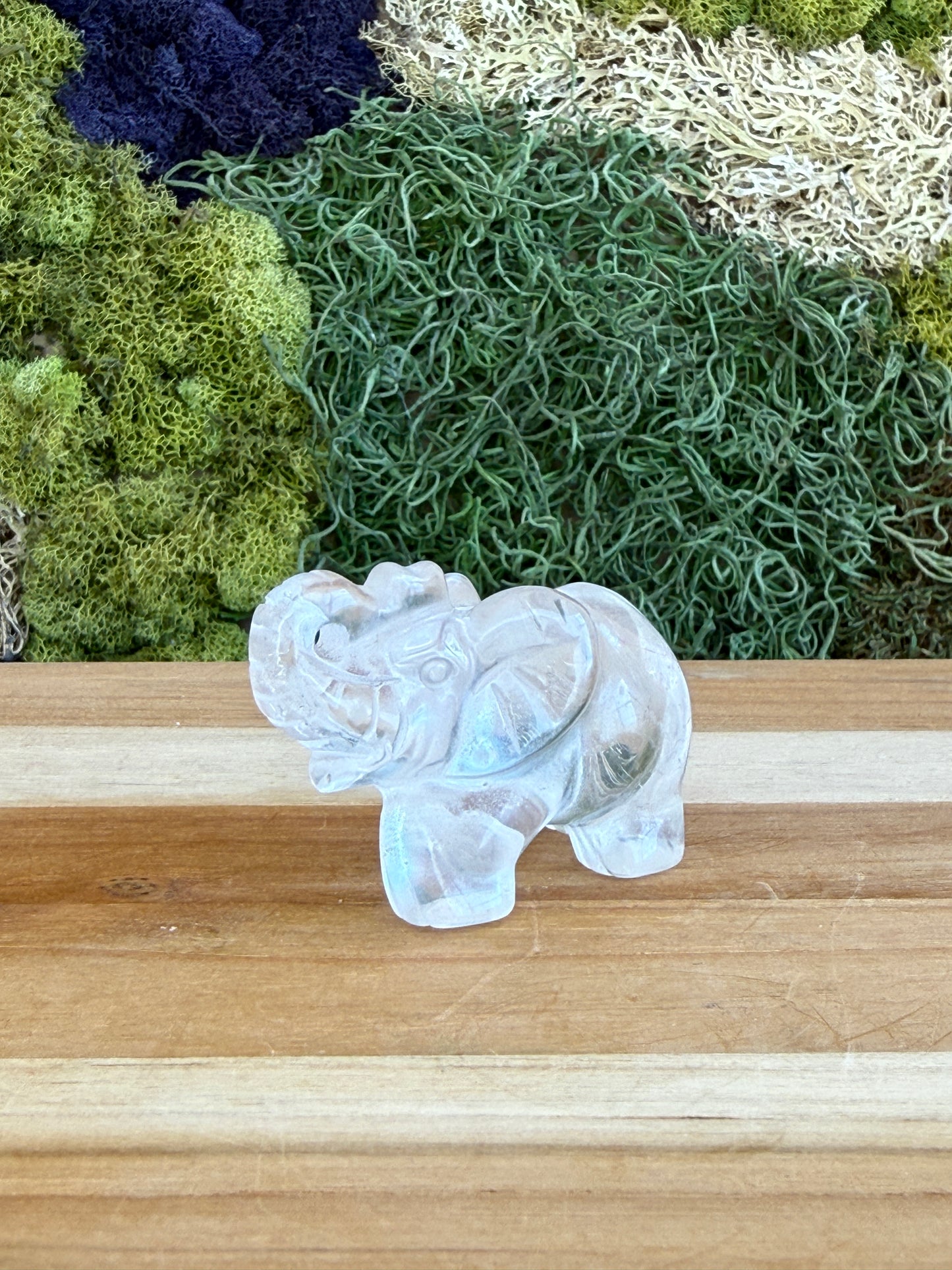 CLEAR QUARTZ ELEPHANT