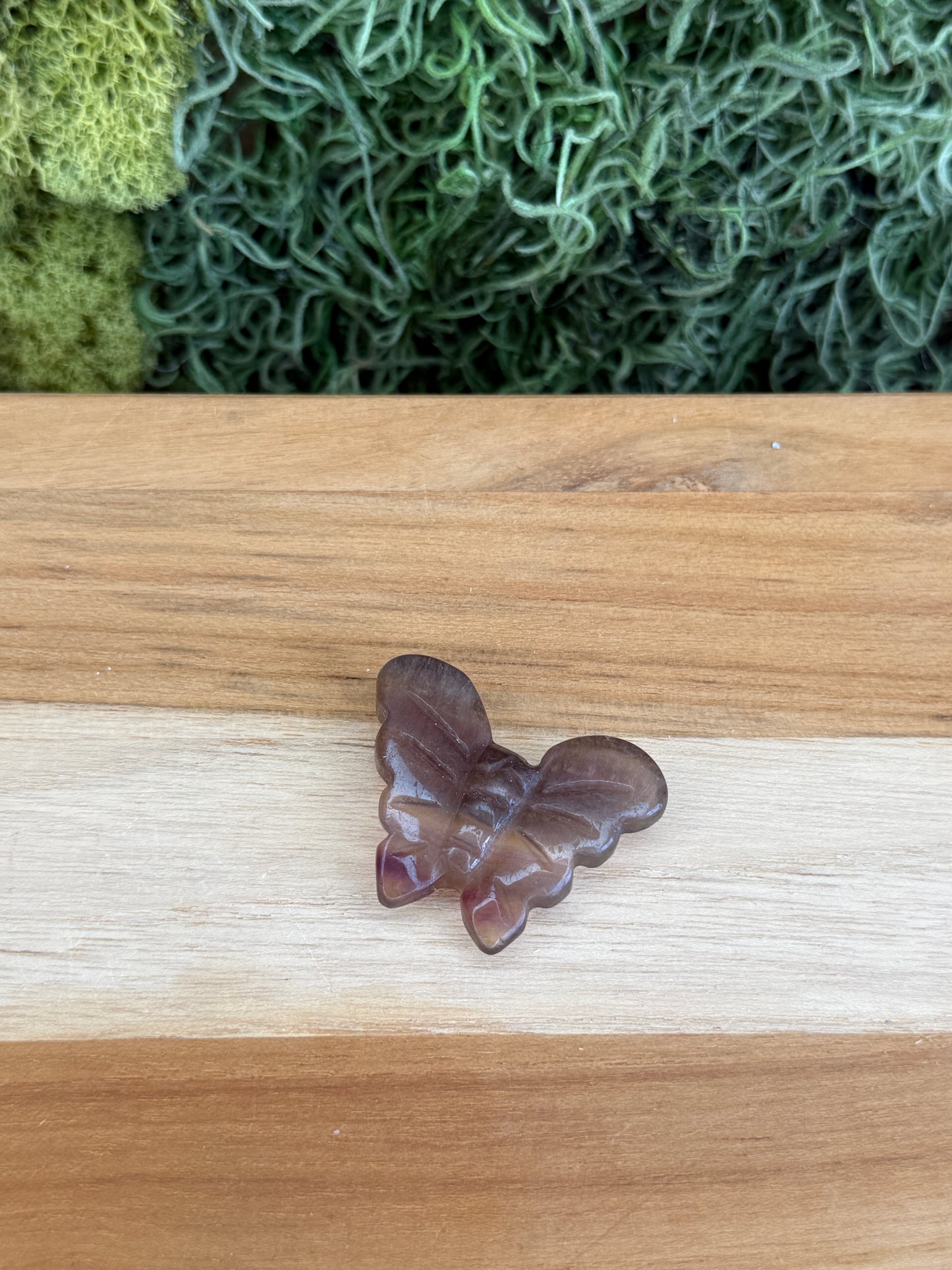 RAINBOW FLUORITE BUTTERFLY