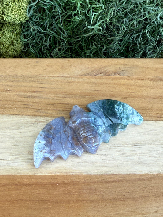 MOSS AGATE BAT