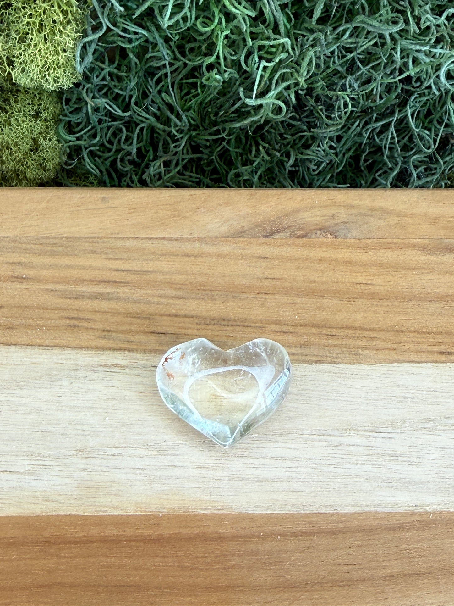 CLEAR QUARTZ HEART