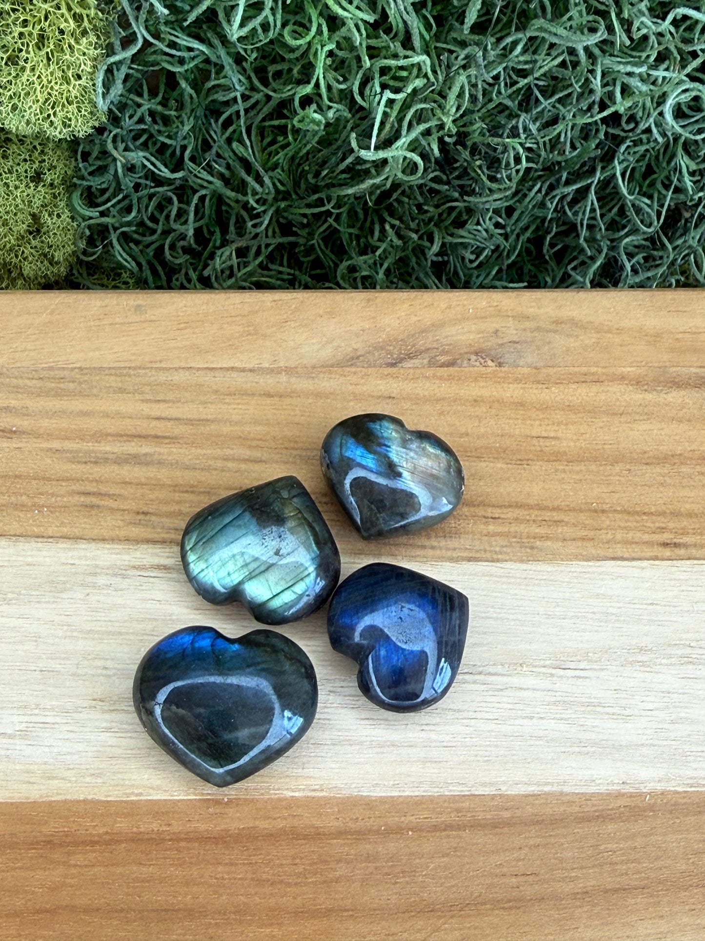 LABRADORITE HEART