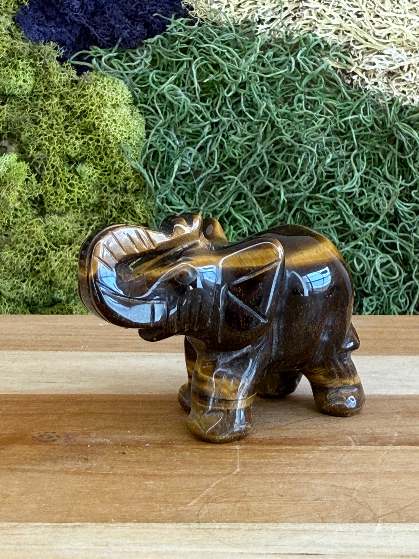 TIGERS EYE ELEPHANT XL