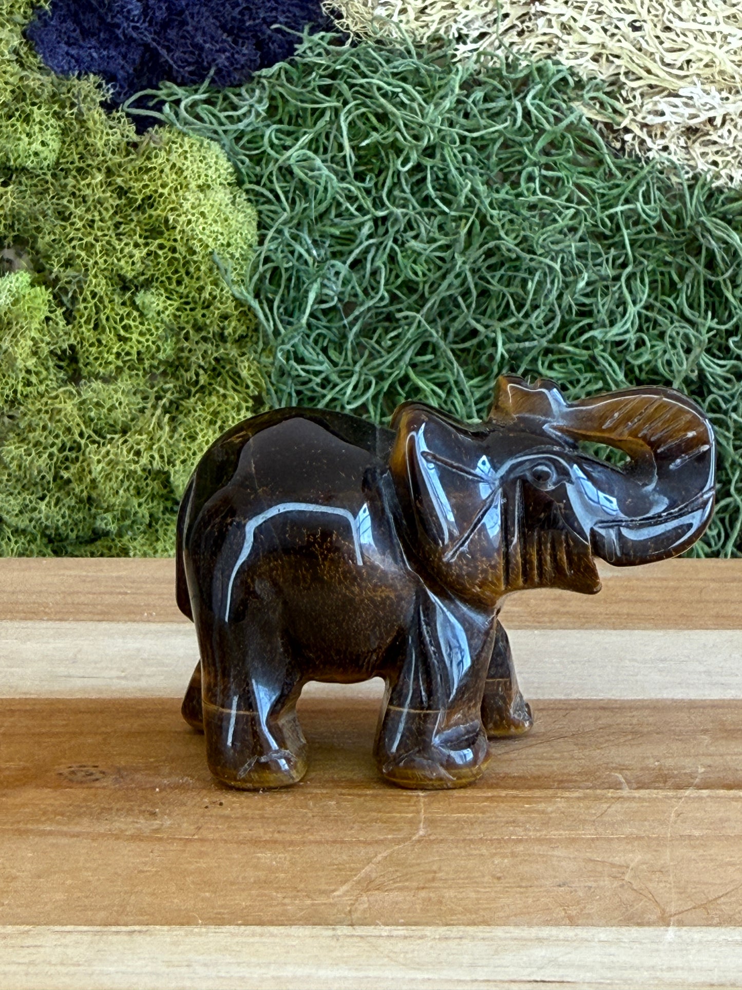 TIGERS EYE ELEPHANT XL