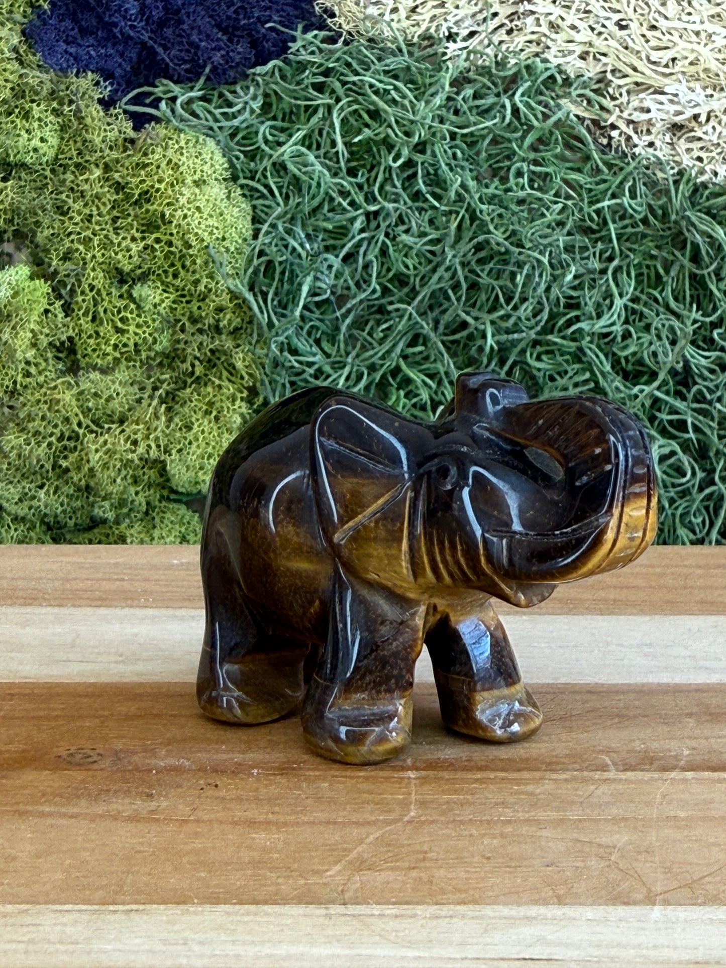 TIGERS EYE ELEPHANT XL