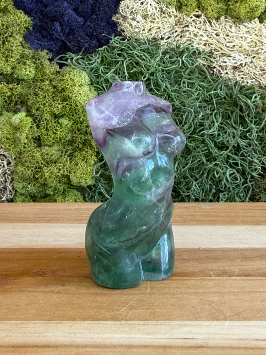 RAINBOW FLUORITE GODDESS BODY