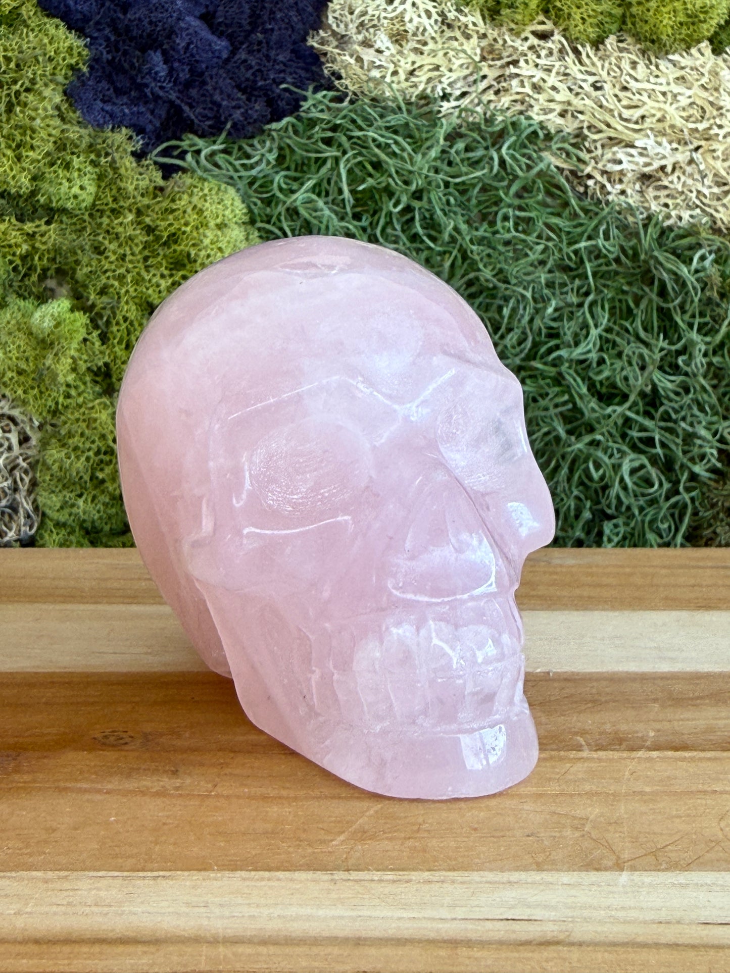 ROSE QUARTZ SKULL