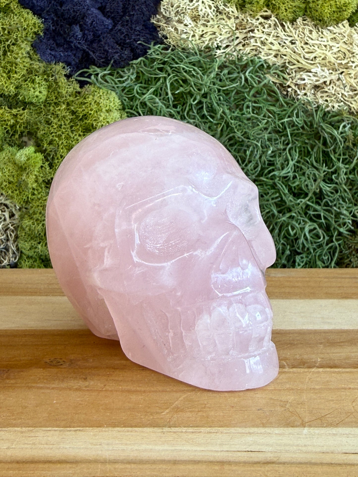 ROSE QUARTZ SKULL