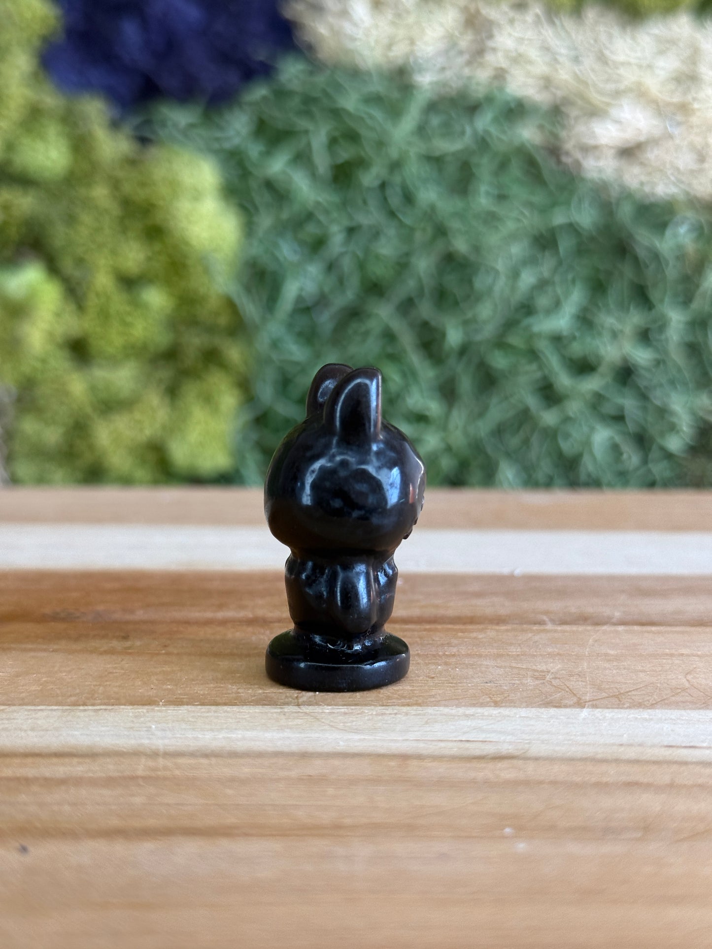 SILVER SHEEN OBSIDIAN LABUBU