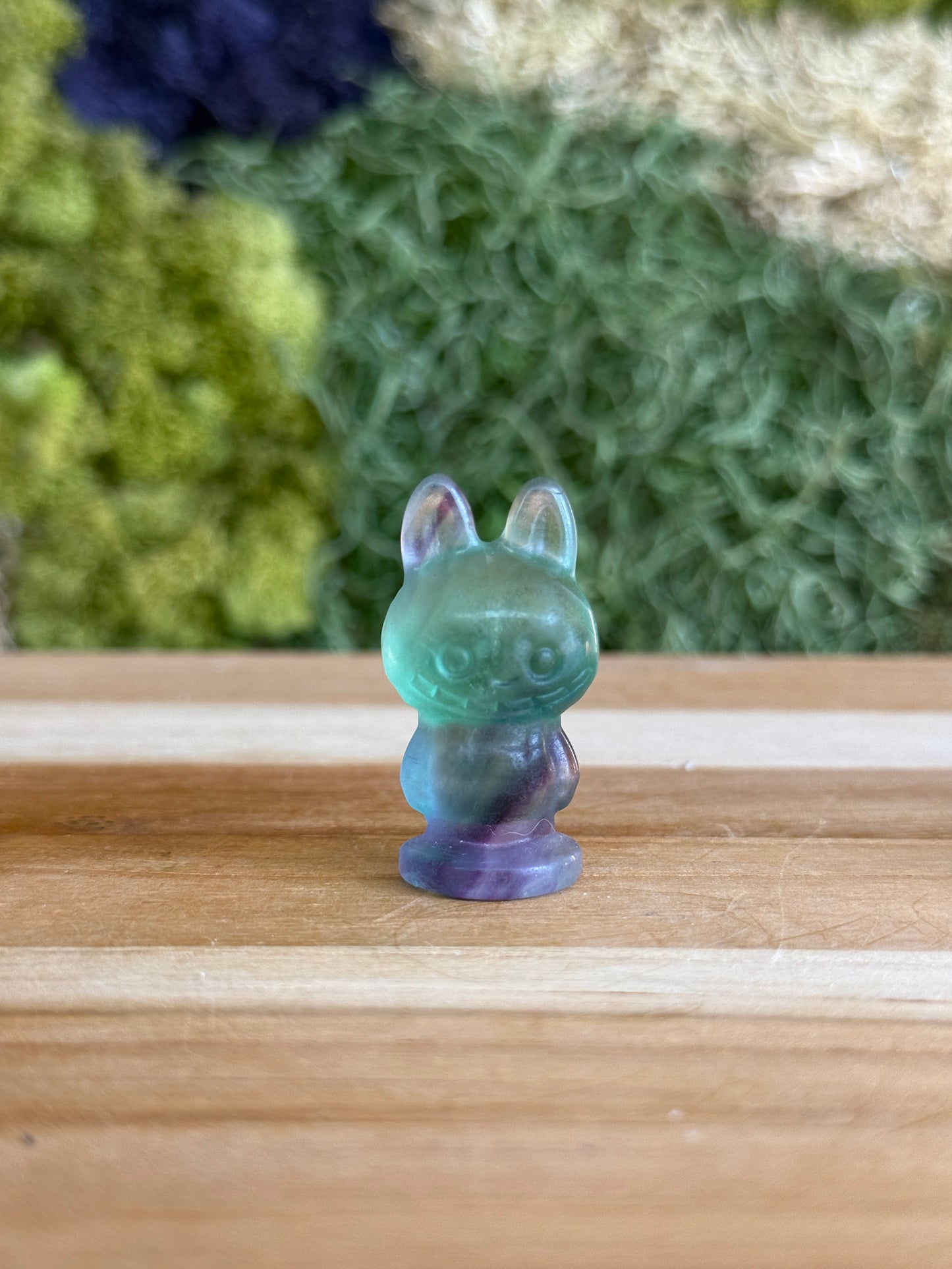 RAINBOW FLUORITE LABUBU