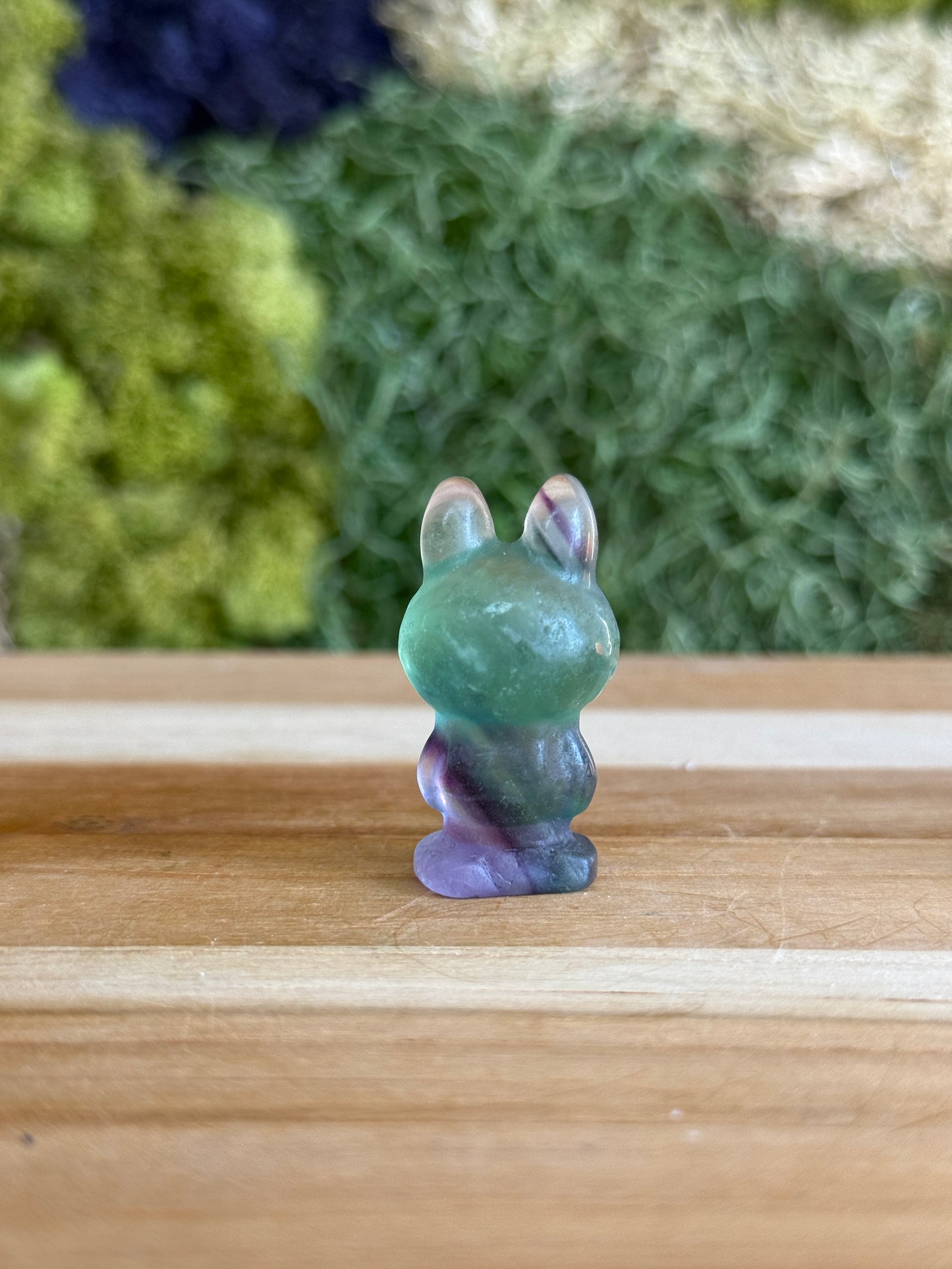 RAINBOW FLUORITE LABUBU