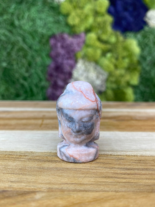 RED VEIN JASPER BUDDHA