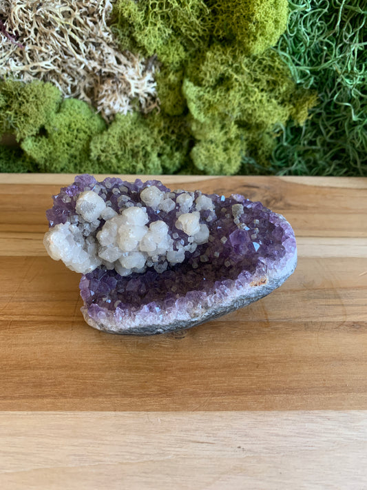 AMETHYST WITH CALCITE
