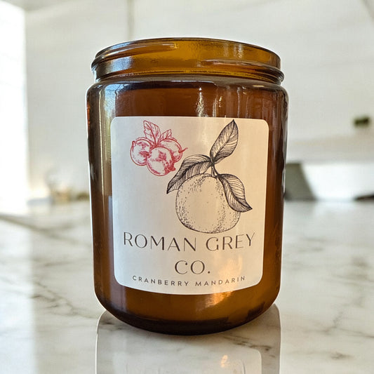 CRANBERRY MANDARIN SOY CANDLE